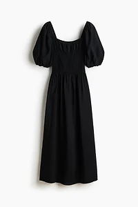 Smocked-Waist Dress
