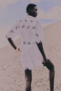 Eyelet-Embroidered Shorts