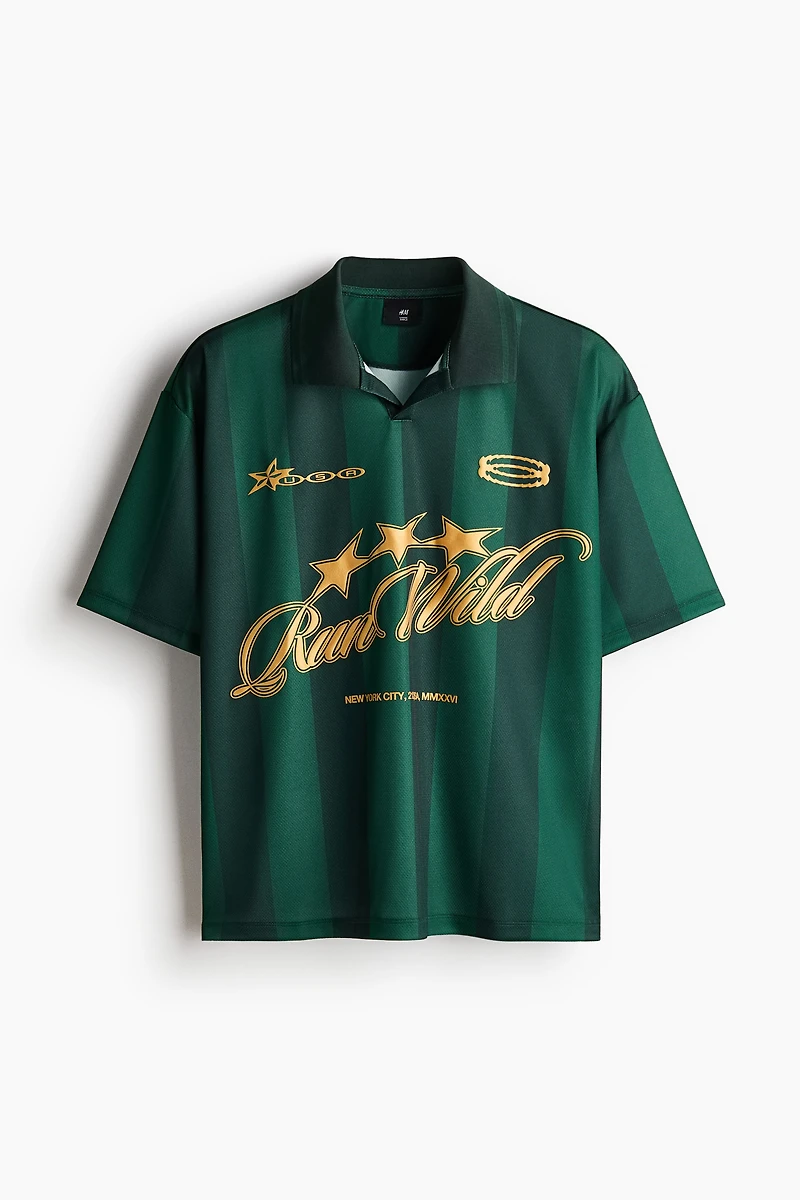 Loose-Fit Soccer Shirt