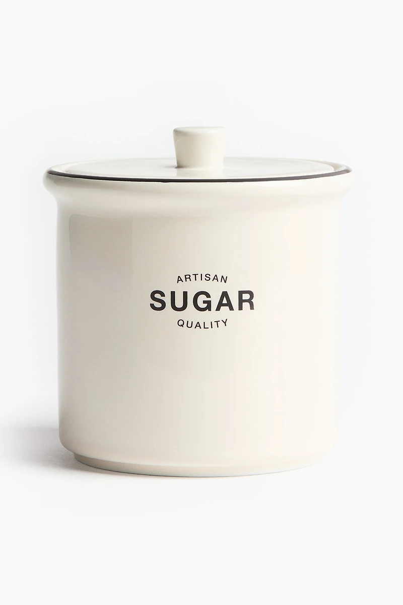 Porcelain Sugar Canister