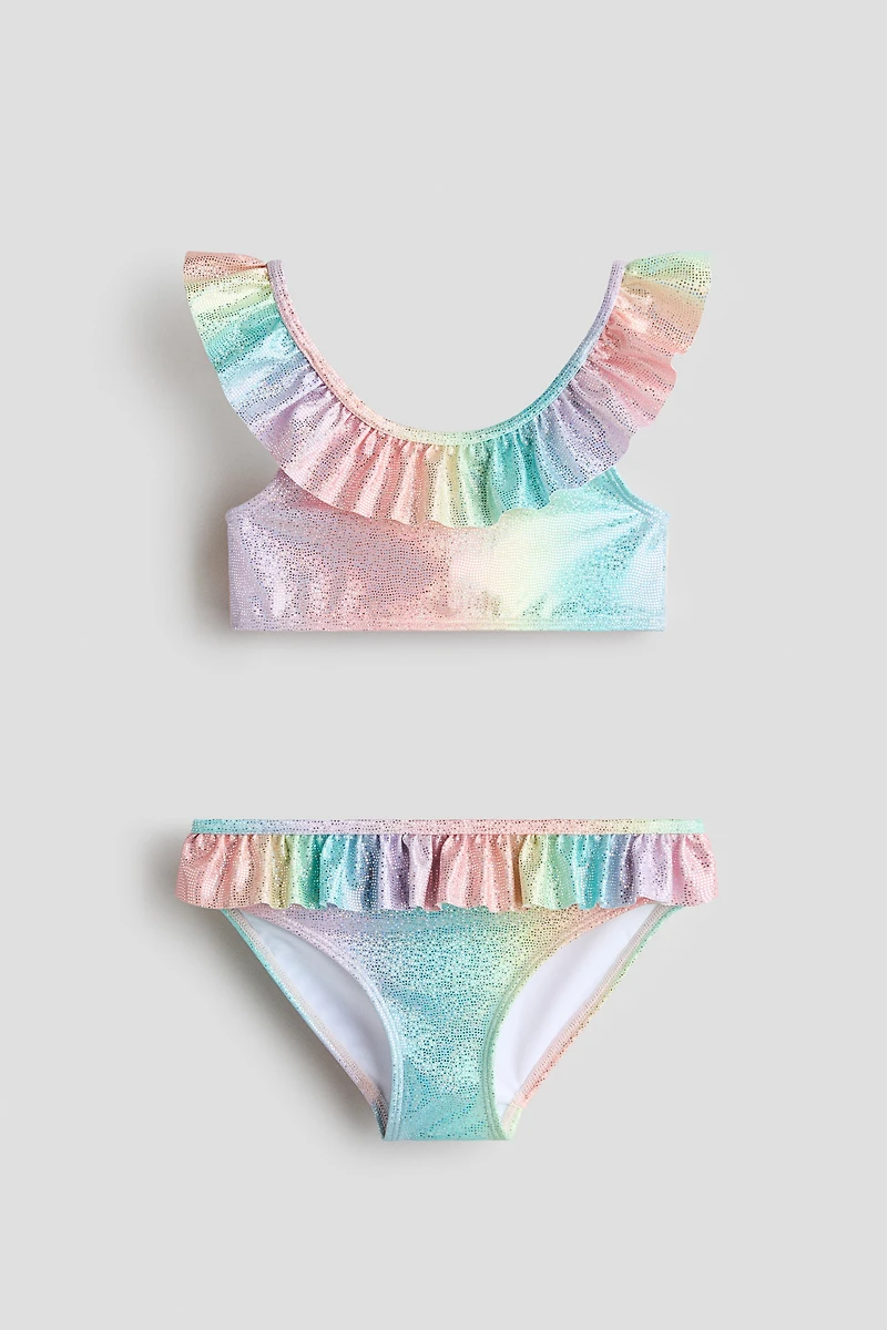 2-Piece Swimsuit with Ruffle Trim