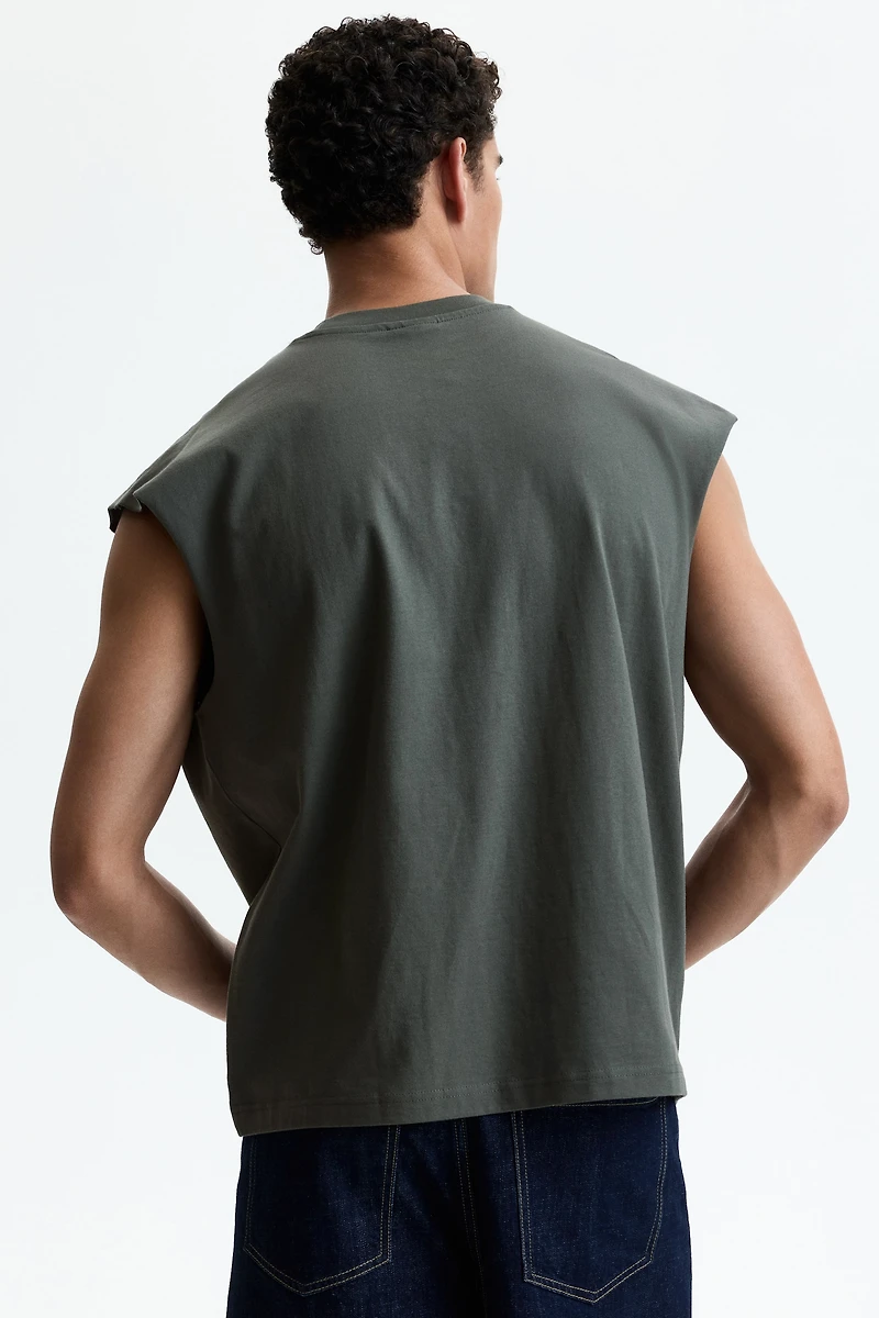 Relaxed-Fit Cotton Tank Top
