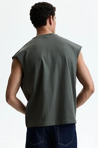 Relaxed-Fit Cotton Tank Top
