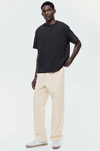 Pantalon classique en lin mélangé