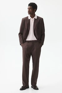 Slim-Fit Cable-Knit Polo Shirt