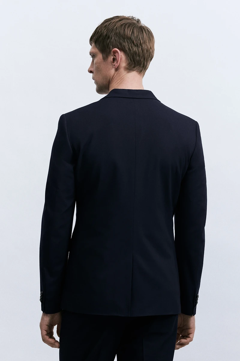 Slim Fit Single-Breasted Jacket
