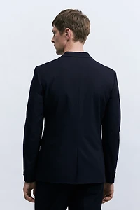 Slim Fit Single-Breasted Jacket