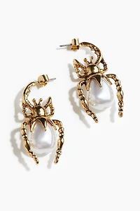 Boucles d'oreilles araignées