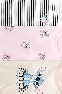 3-pack Printed Jersey Tops