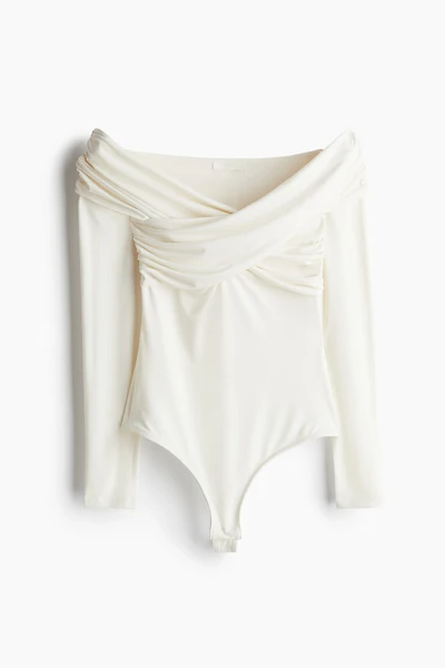Draped Thong Bodysuit