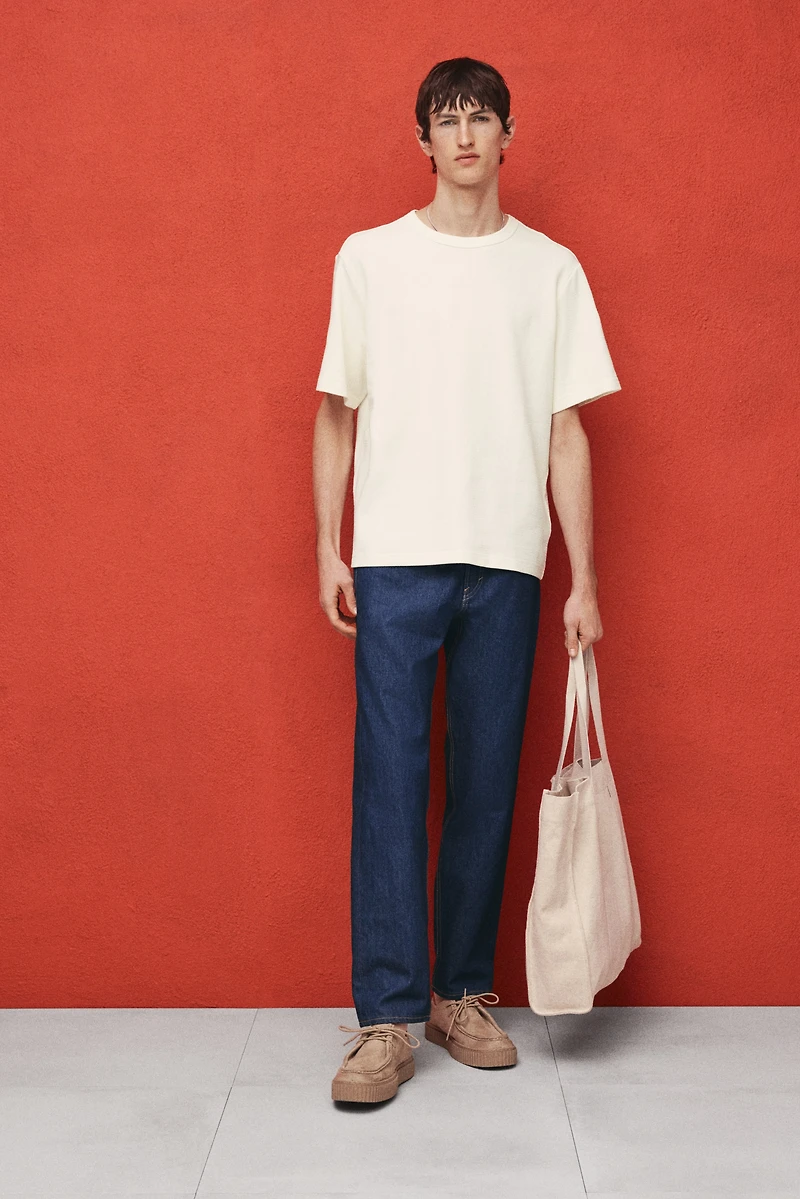 Regular Fit Waffled T-Shirt