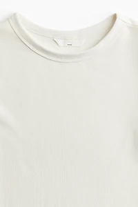 MAMA Ribbed Jersey Top