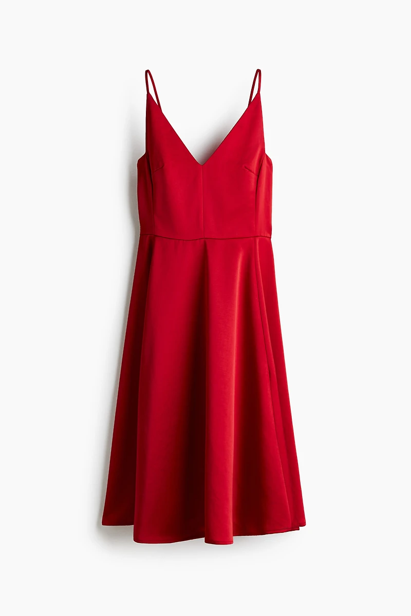 V-Neck Strappy Dress