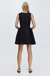 Jacquard-Weave Dress