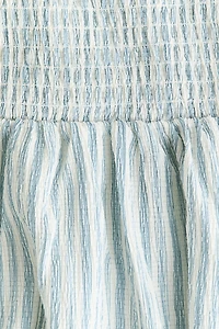 Smocked Strappy Dress