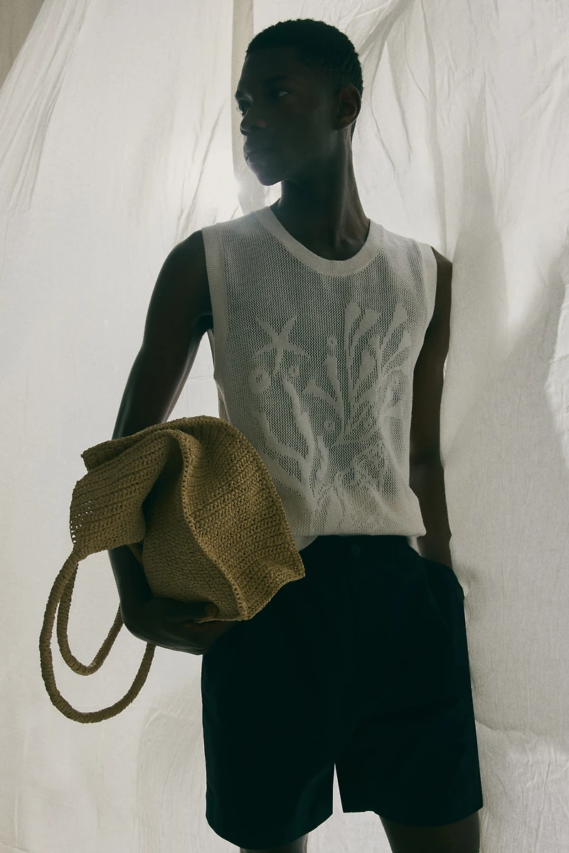 Relaxed-Fit Poplin Shorts