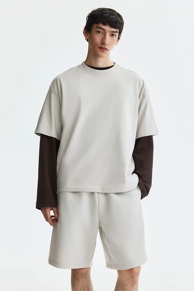 Relaxed-Fit Interlock Shorts