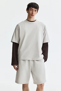 Relaxed-Fit Interlock Shorts