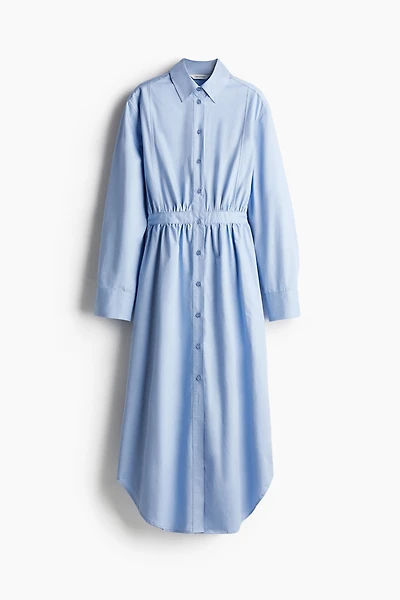 Robe chemisier en coton