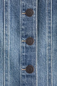 Haut à boutons en denim