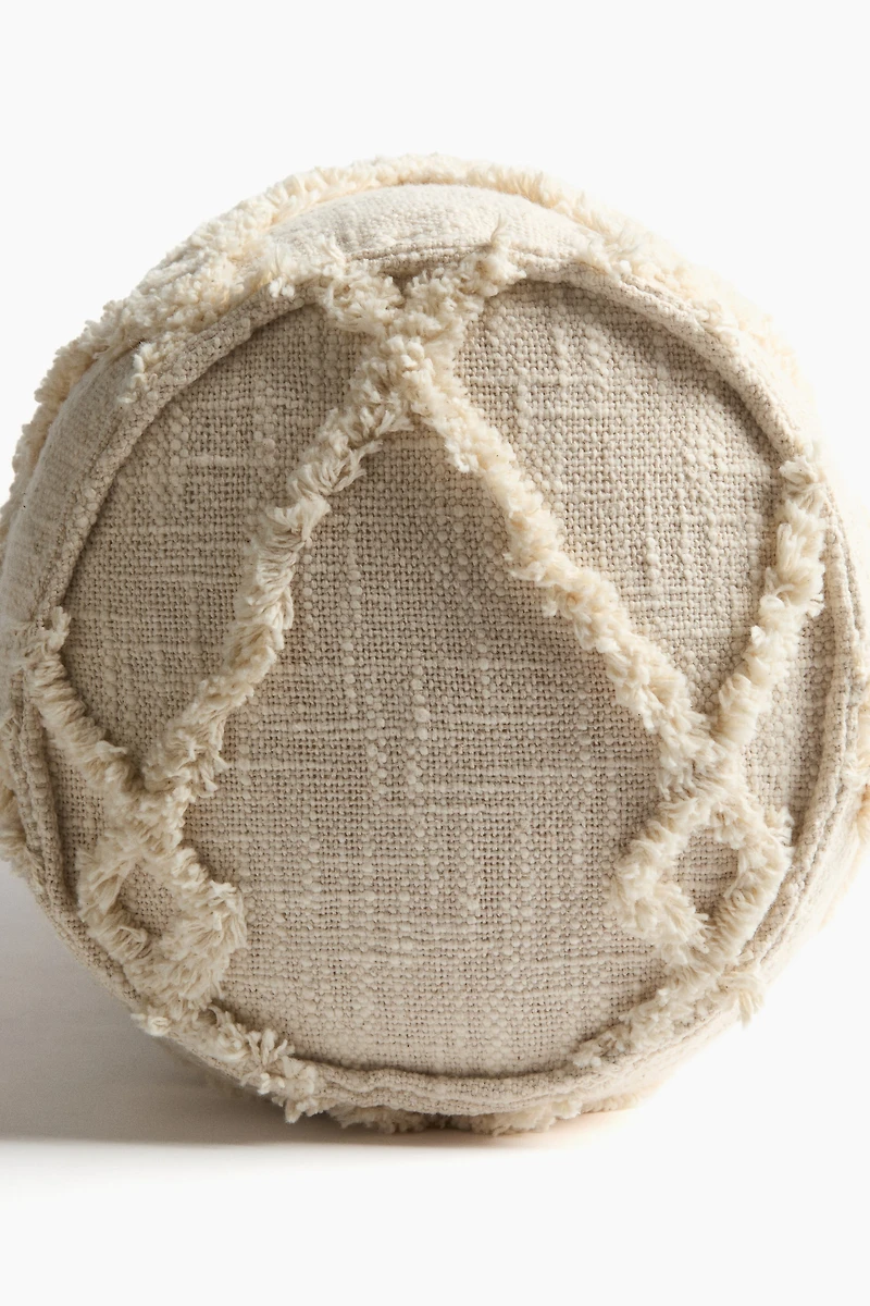 Tufted Cotton Bolster