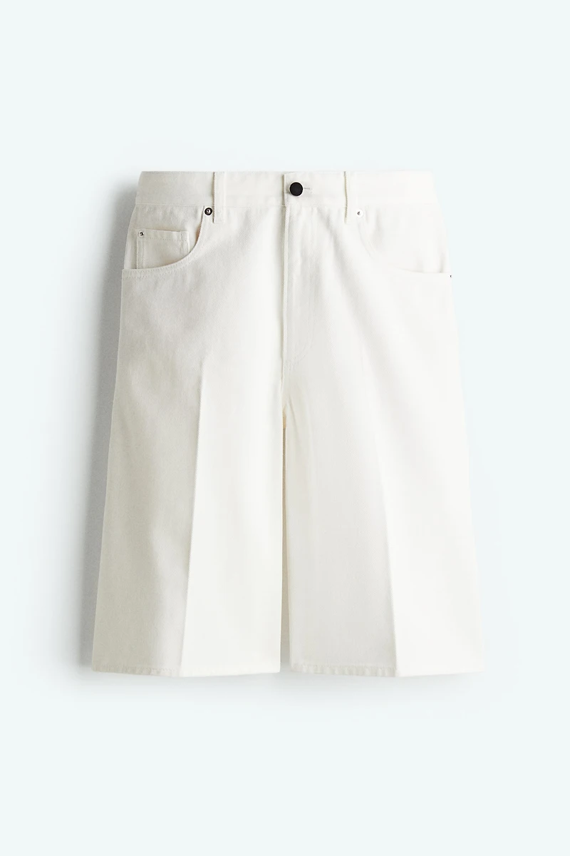 Denim Bermuda Shorts