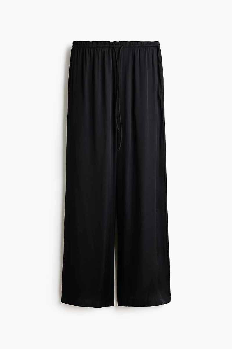 Satin Drawstring Pants