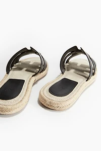 Sandales façon espadrilles