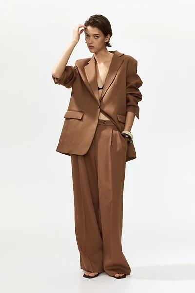 Pantalon chic à jambes larges