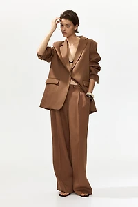 Pantalon chic à jambes larges