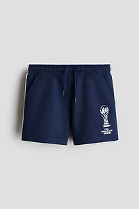 Sweatshorts with Printed Motif
