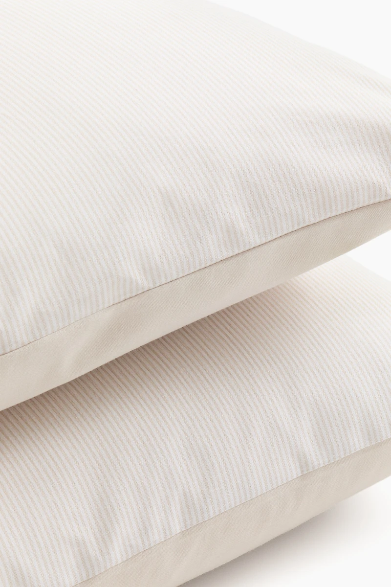 2-Pack Cotton Pillowcases