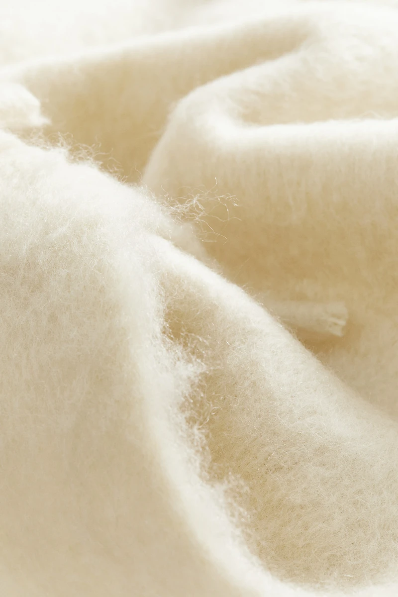 Wool-blend Throw
