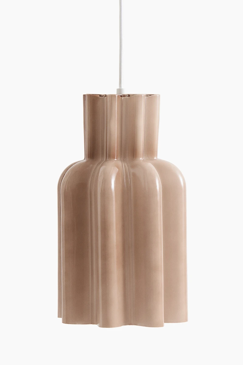 Lampe suspendue en verre