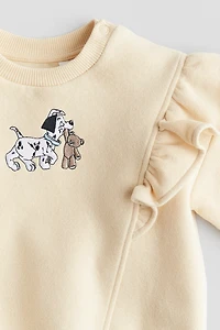 Flounced Sweatshirt