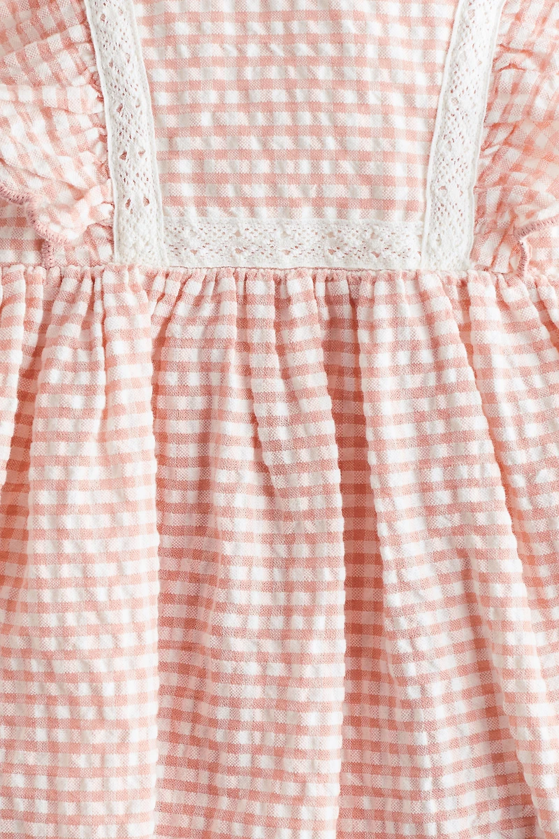 Cotton Muslin Bodysuit Dress