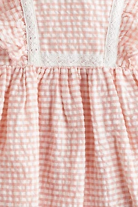 Cotton Muslin Bodysuit Dress