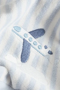 Serviette de bain avec détail brodé