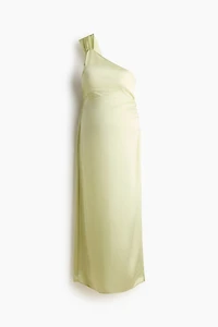 MAMA One-Shoulder Viscose Dress