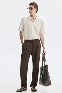 Relaxed-Fit Linen-Blend Resort Shirt