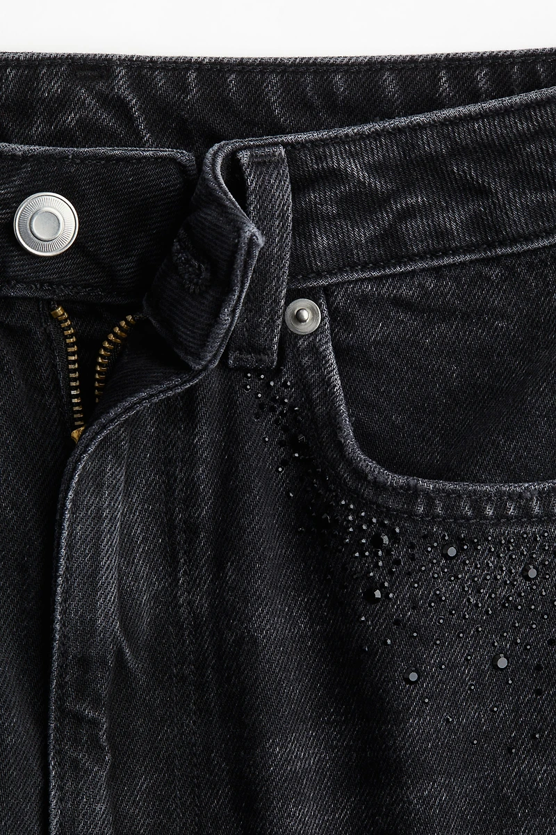 Wide-Leg Ultra High Jeans