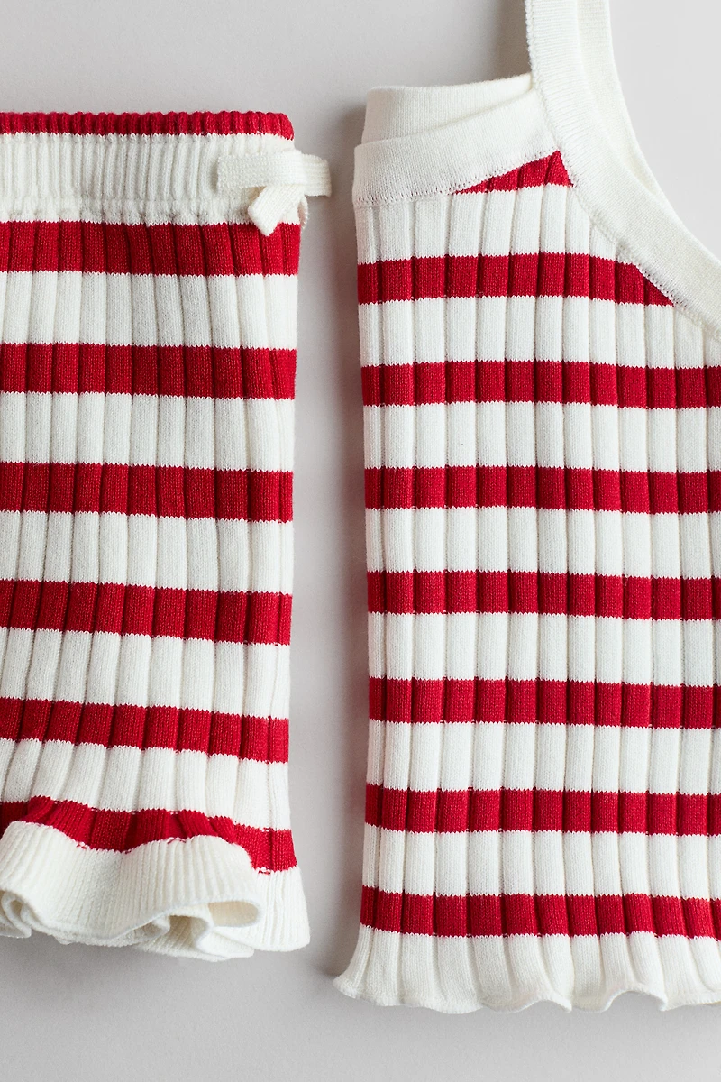 2-Piece Rib-Knit Set