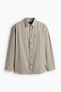 Chemise ample en flanelle