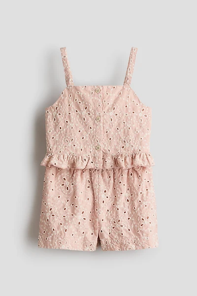 2-Piece Eyelet-Embroidered Set