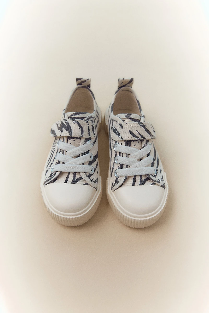 Cotton Canvas Sneakers