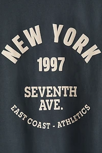 Cotton T-Shirt with Printed Motif