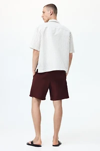 Relaxed-Fit Textured Shorts