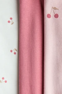 Lot de 3 maillots à encolure américaine en coton