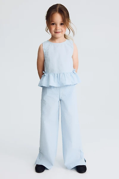 2-Piece Cotton Plumeti Set