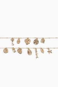 Double-Strand Pendant Necklace